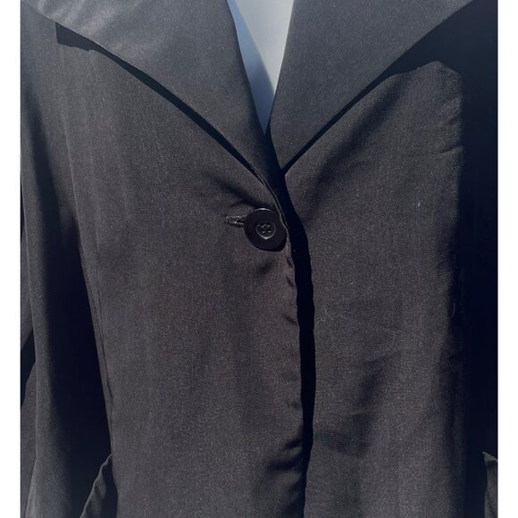 Susan Graver XL Womens Black Blazer Jacket Polyester - Picture 5 of 7